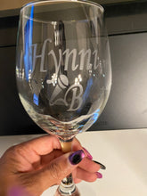 Load image into Gallery viewer, Wine Glasses - Hand Etched