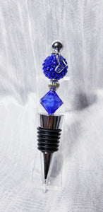 Blu Berry Chic Stiletto Wine Stopper