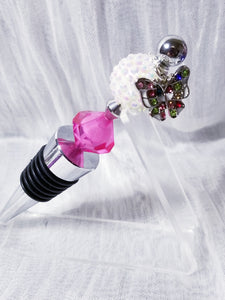 White Butterfly Wine Stopper