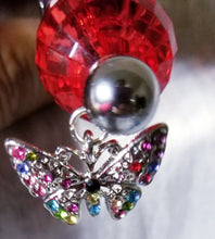 Load image into Gallery viewer, Rainbow Butterfly Wine Stopper