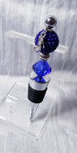 Load image into Gallery viewer, Blu Berry Chic Stiletto Wine Stopper