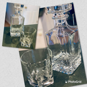 Decanters - Hand Etched